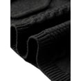 thumbnail image 5 of INSPIRE CHIC Cable Knit Sweater Skirt for Women's Elastic Waist A-Line Ribbed Casual Knit Maxi Skirt XS Black, 5 of 6