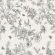 thumbnail image 2 of Papel tapiz de pájaros florales grises, papel de contacto de hojas despegables y adhesivas, papel tapiz autoadhesivo removible para gabinetes, paredes y decoración, 2 of 4