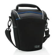 DSLR Camera Shoulder Sling Holster Case with Adjustable Dividers and Top Loading Accessibility by USA Gear - Works With Olympus , Panasonic , Samsung and More Cameras