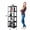Black - 16" W X 16" D X 55" H, variant on 5-Tier Heavy-Duty Carbon Shelving Unit, 2250 Lbs Per Level Capacity, Adjustable Span-Painted Standing Shelf, Muscle Rack System for Garage Warehouse Pantry Kitchen