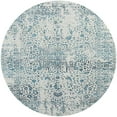 thumbnail image 1 of Ahgly Company Machine Washable Indoor Round Industrial Modern Light Slate Gray Area Rugs, 5' Round, 1 of 7