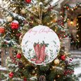 thumbnail image 5 of Welcome Sign for Front Door, Merry Christmas Round Metal Wall Art Wreaths, Winter Red Boots Stars Berry Leaves Outdoor Indoor Wall Hanging Sign for Porch Decor Housewarming Gifts 5.9 Inch, 5 of 8