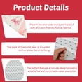 thumbnail image 6 of Dznils Pink Bow Shower Curtain and Rug Sets, 16pc Modern Fabric Bathroom Curtain Sets, 72" x 72", 6 of 11