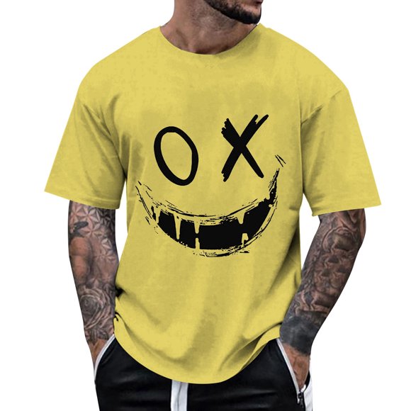 Men's Fashion Oversized T-Shirt with 3D Print Design for Summer Casual Streetwear Comfort Fit Tee Shirt