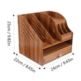 thumbnail image 2 of WEUVEB Plastic Storage Box Simple Office General Users 1Pcs 9.82x9.43x8.65In, 2 of 5