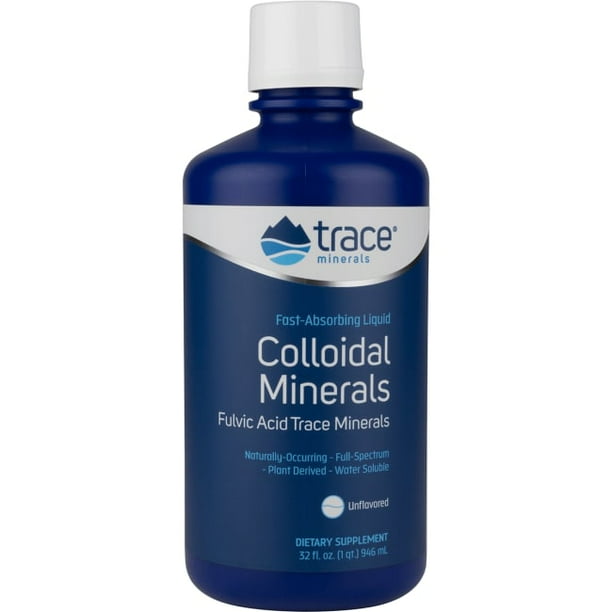 Trace Minerals Colloidal Minerals Unflavored 32 fl oz Liquid