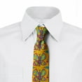 thumbnail image 2 of Butterfly Necktie, Colorful Animal Motif, Dress Tie, 3.7", Multicolor, by Ambesonne, 2 of 3