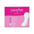 CAREFREE® Panty Liners, Regular, Flat, Unscented, 8 Hour Odor Control