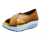 thumbnail image 5 of Verano Color sólido Suave antideslizante Mujer Cuña Columpio Zapato Mujer Zapato Flip Flop Wmkox8yii  shjk2045, 5 of 7
