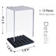 thumbnail image 2 of Minifiguras Vitrina de acrílico Figura de acción Caja de exhibición de bloques de construcción Caja de almacenamiento apilable de alta transparencia para figuras, juguetes y coleccionables (12PCS), 2 of 5
