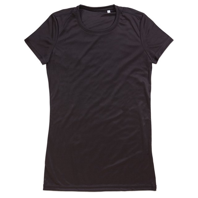 Stedman - Camiseta deportiva modelo Active para mujer (Negro ópalo)