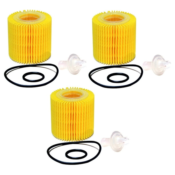 Filtro de aceite de plástico para automóviles, filtros de combustible extraíbles portátiles a prueba de fugas, piezas de filtrado, accesorios Vehículos, repuestos y accesorios Mis 3 piezas sweethay VI016804-02B