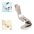 thumbnail image 1 of Stainless Steel Rolled Hem Pressure Foot, Sewing Machine Presser Foot Replacement Parts - Fits Low Sewing Machine - , 3mm, 1 of 5