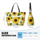 thumbnail image 4 of Easygdp Sunflowers Bolsa de Viaje de Playa de Gran Capacidad, Bolsa Tote Perfecta para la Playa, Escapadas de Fin de Semana y Viajes, 4 of 7
