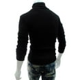 thumbnail image 4 of Hirigin Men's Winter Warm Cotton High Neck Pullover Jumper Sweater Tops Turtleneck, 4 of 4