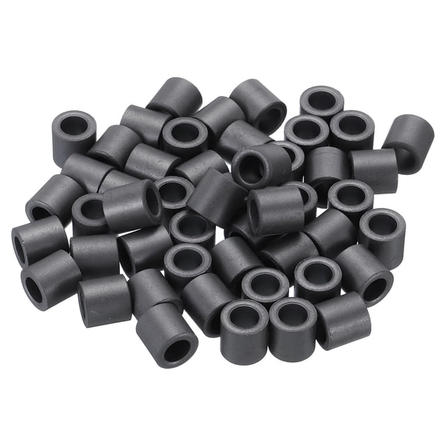 Unique Bargains Ferrite Toroid Core, Toroid Core 0.4' ODx0.2' IDx0.4' H, Black 50 Pack