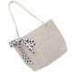 thumbnail image 1 of Woven Shoulder Bag Beige Versatile Handbag for Women with Woven Design, 1 of 5