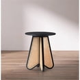 thumbnail image 2 of Meridian Furniture Butterfly Black Oak Veneer Top End Table, 2 of 32