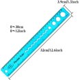 thumbnail image 2 of Reglas de plástico elásticas duraderas, flexibles, de 12 pulgadas, para niños y adultos, números delineados nítidos y bordes redondeados para mayor seguridad (8 paquetes), 2 of 6