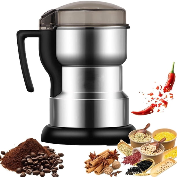 Molinillo doméstico eléctrico de 100 ml for granos de café, especias, hierbas, nueces, granos y semillas