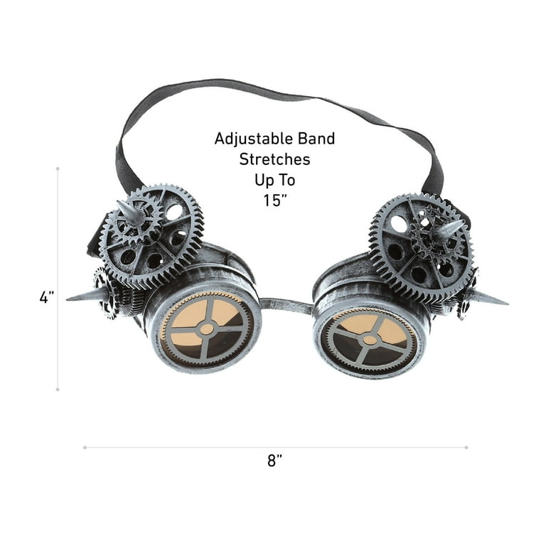 Attitude Studio Steampunk Goggles Steam Punk Glasses Cosplay