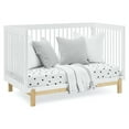 thumbnail image 3 of Delta Children Poppy 4-in-1 Convertible Crib - Greenguard Gold Certified, Bianca White/Natural, 3 of 10