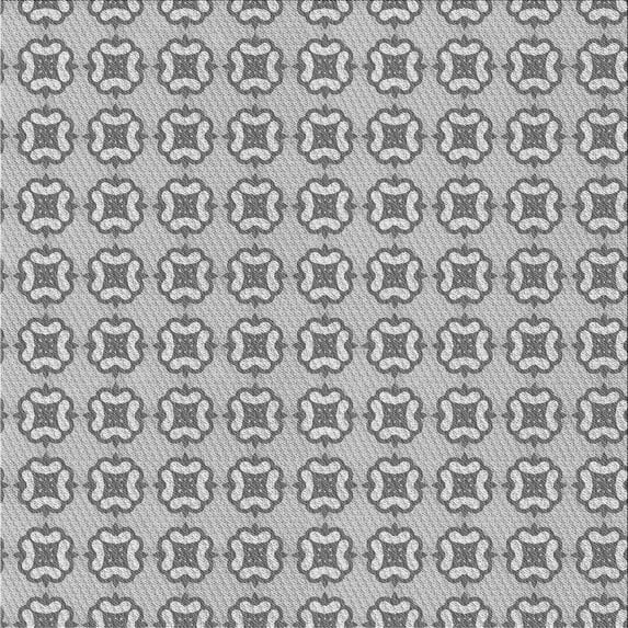 Ahgly Company Machine Washable Indoor Square Transitional Platinum Gray Area Rugs, 8' Square
