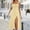 Yellow, variant on TIANZEN Women's Casual Dress Everyday Wear Hollow Design With Ties At Back Versatile Layering Piece Spring Summer And Autumn Women Long Dress Womens Polyester Dresses A Line Summer Dress