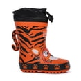 thumbnail image 2 of Regatta - Botas de Agua Mudplay  , Cordón Diseño Estampados de Tigre para Niños/Niñas (Naranja Fuego), 2 of 6