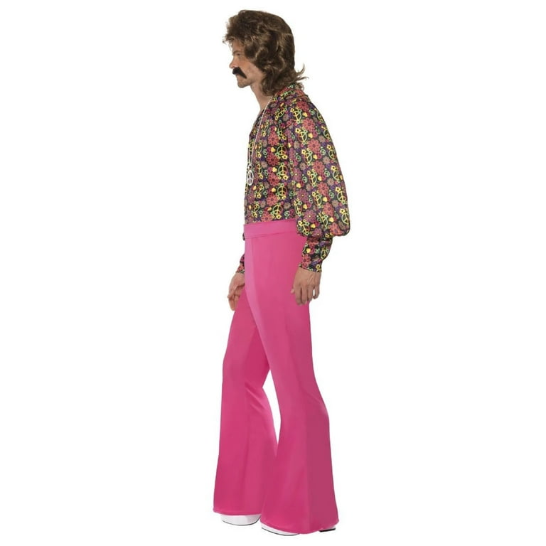 1960s Cnd Slack Suit Costume Adult Pink Black 1960s Cnd Slack Suit Costume Adult Pink Black