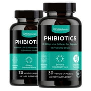 Probiotic (Pack of 2) Capsules Supplement by Phi Naturals