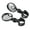 2Pc, variant on 1/2Pc Bike Mirror Rotaty Round Road Handlebar Bicycle Rear View Glass 1Pc