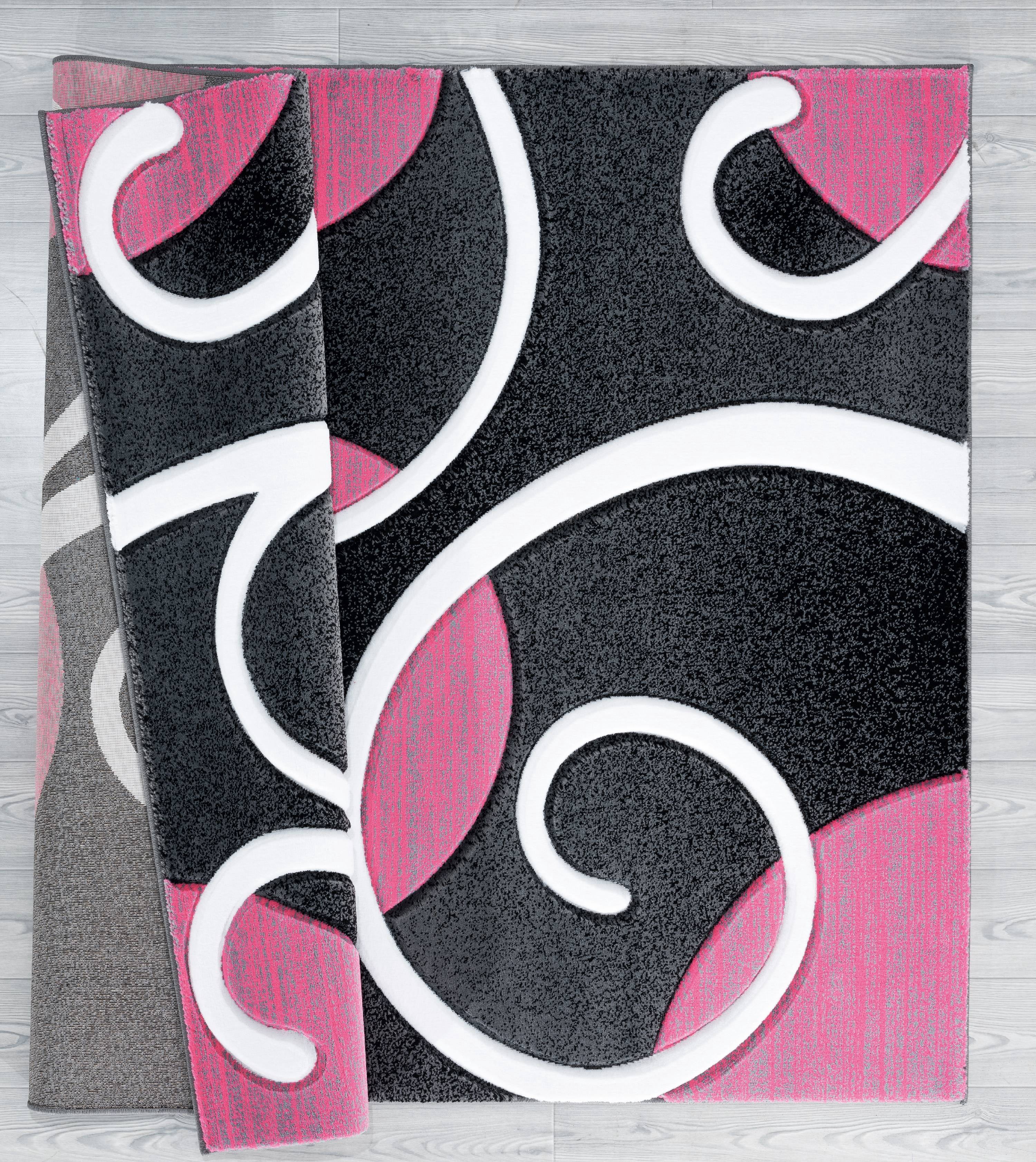 United Weavers Drachma Salona Contemporary Paisley Accent Rug, Pink, 1'10" x 2'8"