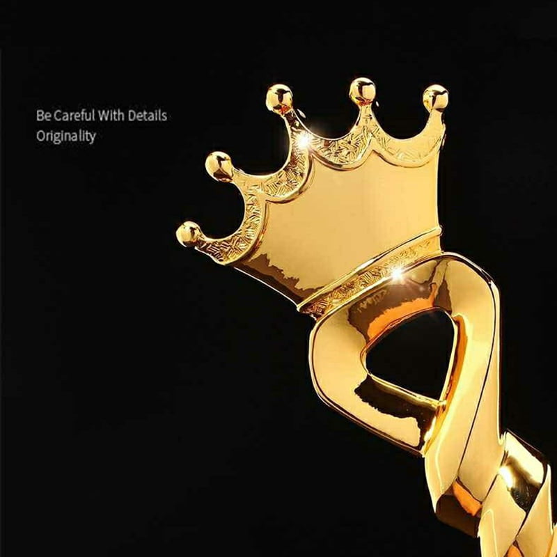 Crown 12.6'' Trophy Golden Cups Trophy Award Champions Winner Educational Props Trofeo Reward Best Prize Trophy