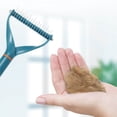 thumbnail image 4 of ERK 1Pcs Gentle Small Grooming For Deshedding And Removal Lightweight Comb For Cats And Dogs Easy Cleaning Slicker Brush For Home Use, 4 of 5