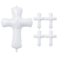 thumbnail image 1 of MOVTOTOP 5 Pcs Ballons en Aluminium pour Décoration de Fête d'Enfants en Forme de Croix, 1 of 8