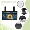 thumbnail image 5 of Jiueut Marblr Print Wheelchair Armrest Side Hanging Storage Bag Wheelchair Pouches with Pockets for Women Electric Wheelchair Bags to Hang on Side Bag for Wheelchair, 5 of 7