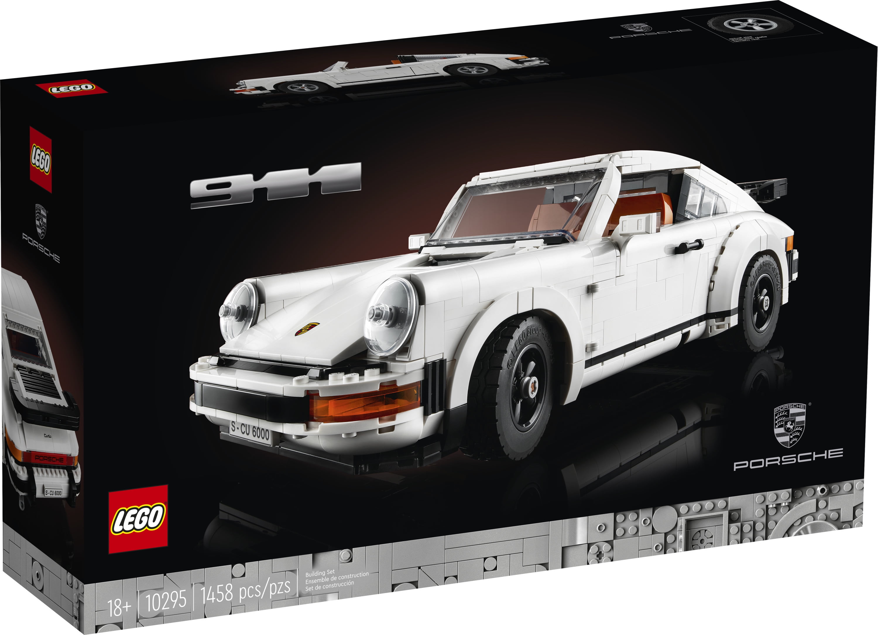 LEGO Icons Porsche 911 10295, Collectible Turbo Targa Model Car Building  Kit, 2in1 Porsche Race Car Set for Adults and Teens to Build, Gift Idea 