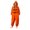 Orange#9527, variant on BOOMNY Halloween Unisex Men Womens Flannel Onesie Pajamas Hallowmas Pumpkin Face Graphic Long Sleeve Hooded Pjs Jumpsuit Cozy Warm Loungewear Homewear