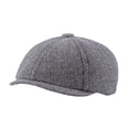 thumbnail image 1 of Boina para hombre, primavera, vendedor de periódicos, moda de invierno, estilo británico, informal, para golf, pintor. gris, 1 of 9