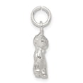 thumbnail image 2 of 925 Sterling Silver Solid Polished Cat Charm 16x21mm Wide Pendant Necklace for Women - 3.4 Grams, 2 of 4