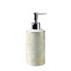 thumbnail image 1 of Dispensador de jabón de cerámica de lujo ligero de 450 ml, botella con bomba de prensa for gel de ducha y lavandería, 1 of 7
