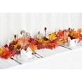 thumbnail image 2 of 2 Pack Fall Garland Decoration - 5.8ft/Strand Artificial Maple Garland Colorful Leaves Autumn Decor for Home Wedding Party Thankgiving (Mixed Color), 2 of 5