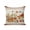 Beige, variant on Outdoor Pillows Waterproof, Botanical Mushrooms Bedding Throw Pillows with Insert for Couch Sofa Bed, Retro Fall Wild Flowers Farmhouse 18x18 Inch Pillowcases Decorative Patio Pillow Set of 1