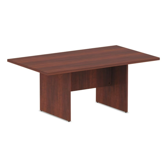 Alera ALEVA717242MC 70.88 in. x 41.38 in. x 29.5 in. Valencia Series Rectangular Conference Table - Medium Cherry