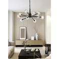 thumbnail image 4 of Elegant Lighting Graham 10 Light Pendant in Black, 4 of 9