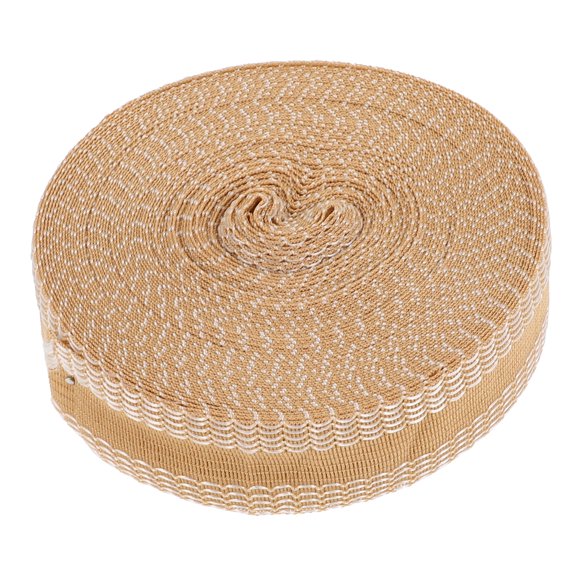ifundom Khaki Fabric Tape - , Smooth, Wear-Resistant Sewing Tape for Clothing Repairs and Craft Projects