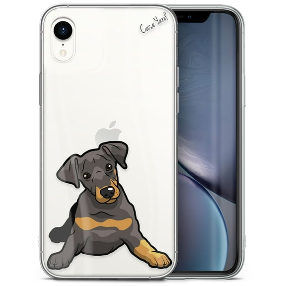 Case Yard iPhone-XR Case Clear Soft & Flexible TPU Ultra Low Profile Slim Fit Thin Shockproof Transparent Bumper Protective Cover Drop Protective Cell Phone Cases (Pincher)