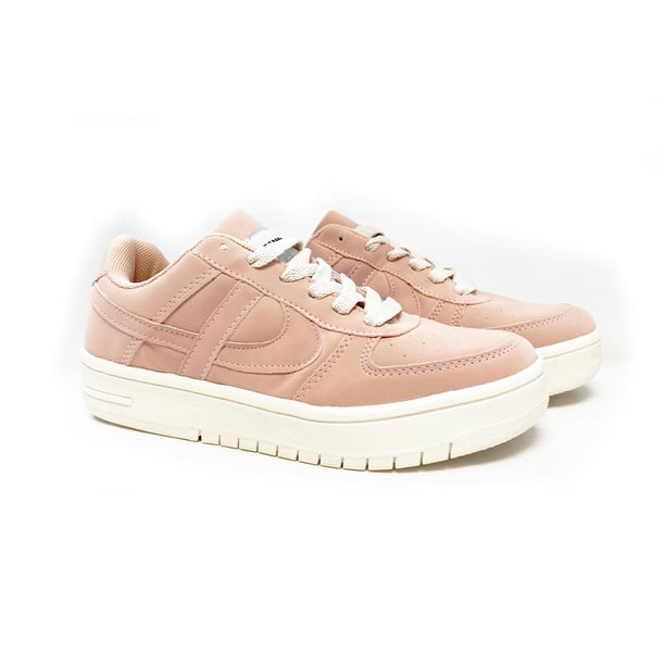 Tenis Panam Juvenil Mujer Casual Urbano Maquillaje Gamuza piel 22 Panam 126D4N