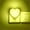 Yellow, variant on Cute Night Lights, Heart Shape Nursery Nightlight with Light Sensors, LED Night Light, Auto Dusk to Dawn Sensor for Bedroom, Bathroom, Hallway, Kitchen (Blue)
